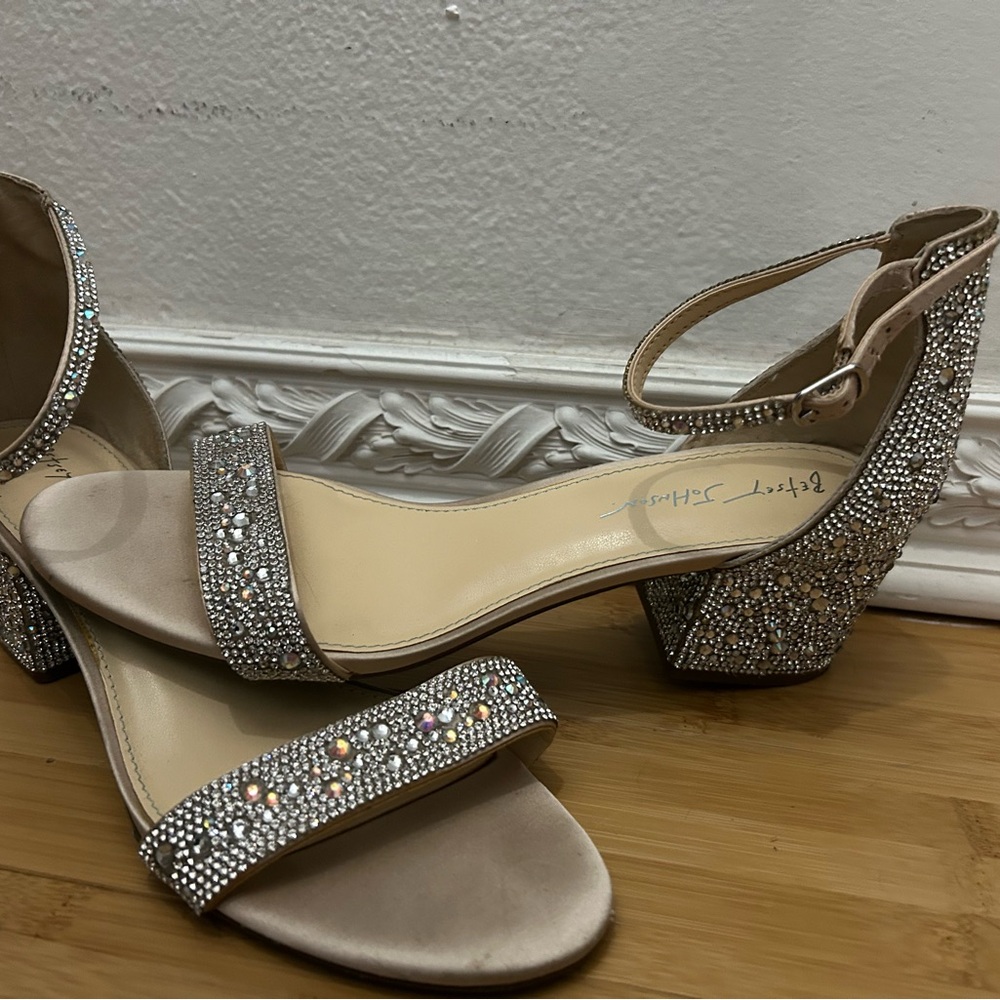 Silver Heeled Sandals